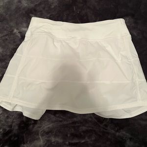 lululemon pace rival skirt long white